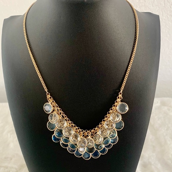 Macy’s Sunburst 18 Inch Women’s Crystal Necklace - Picture 1 of 5